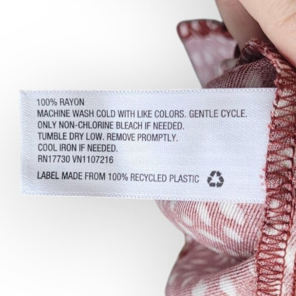 Brick Red Isabel Leopard Maternity Dress Medium - Picture 6 of 8